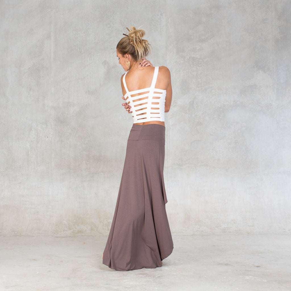 Elsie Gray Maxi Skirt — view 2