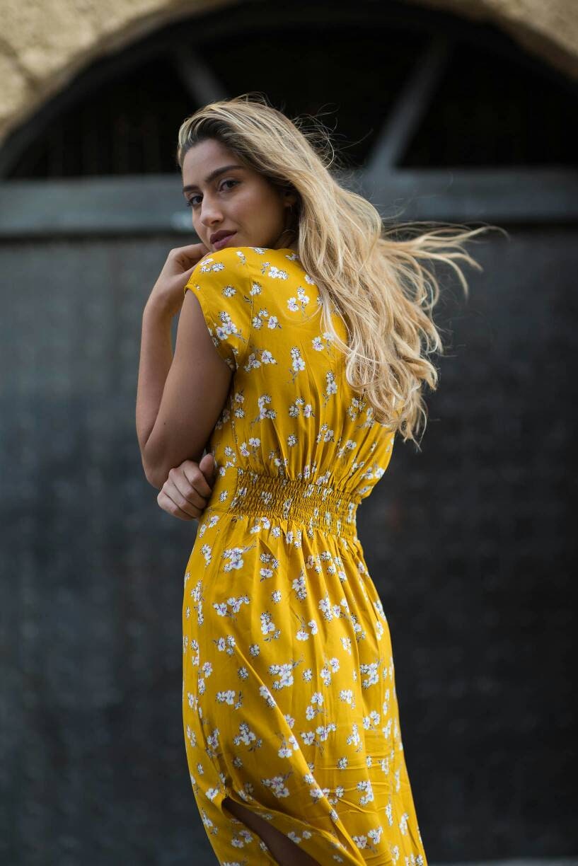 Marlo Floral Maxi Dress — view 5