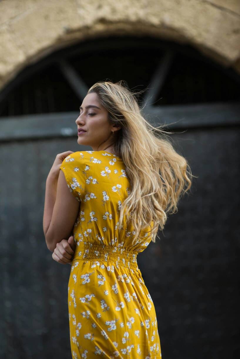 Marlo Floral Maxi Dress — view 6