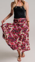 Tessa Floral Maxi Skirt — Hippie Chick