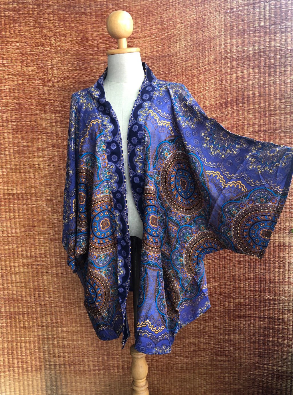 Delia Pink Cotton Kimono — view 6