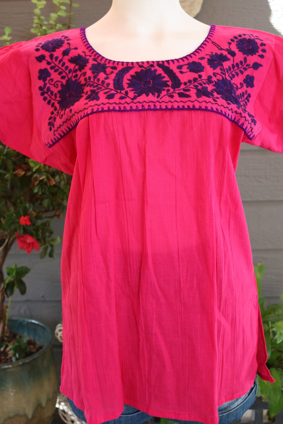 Kenna Floral Cotton Blouse — view 2