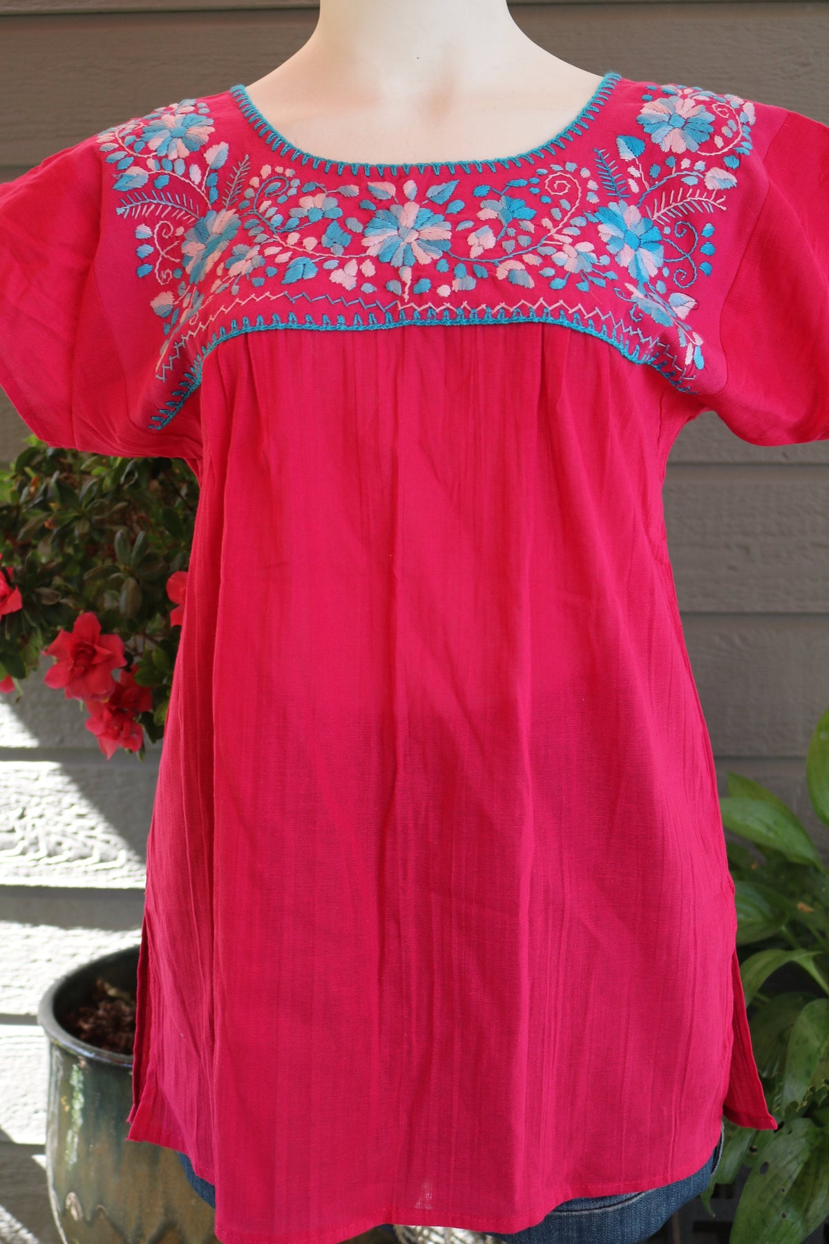 Kenna Floral Cotton Blouse — view 6