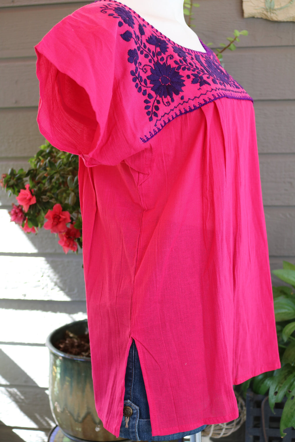 Kenna Floral Cotton Blouse — view 4