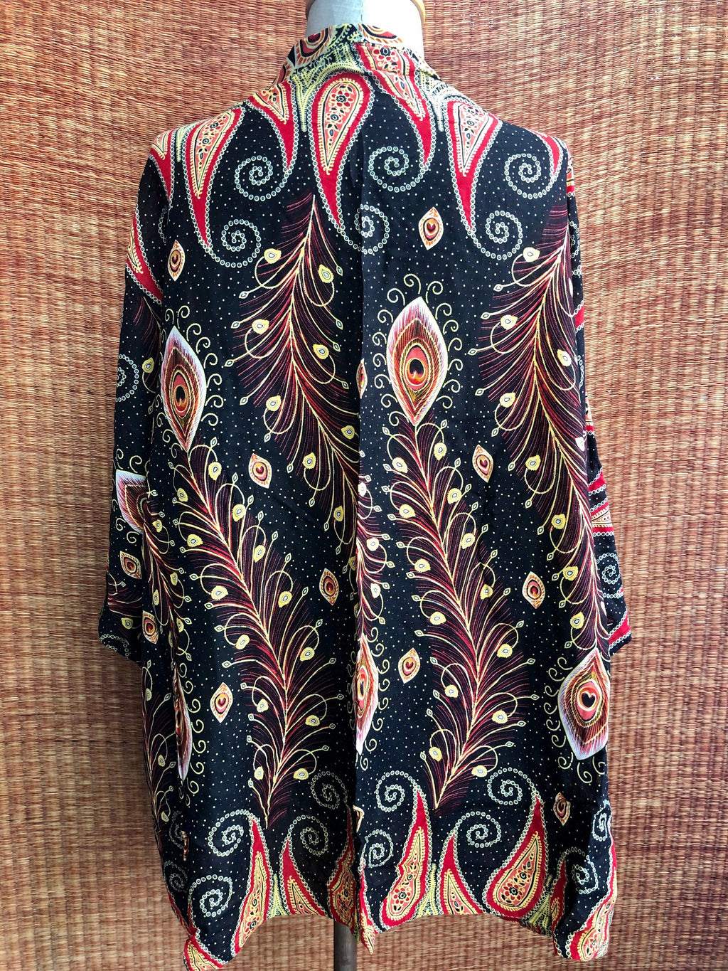 Cora Paisley Cotton Kimono — view 2