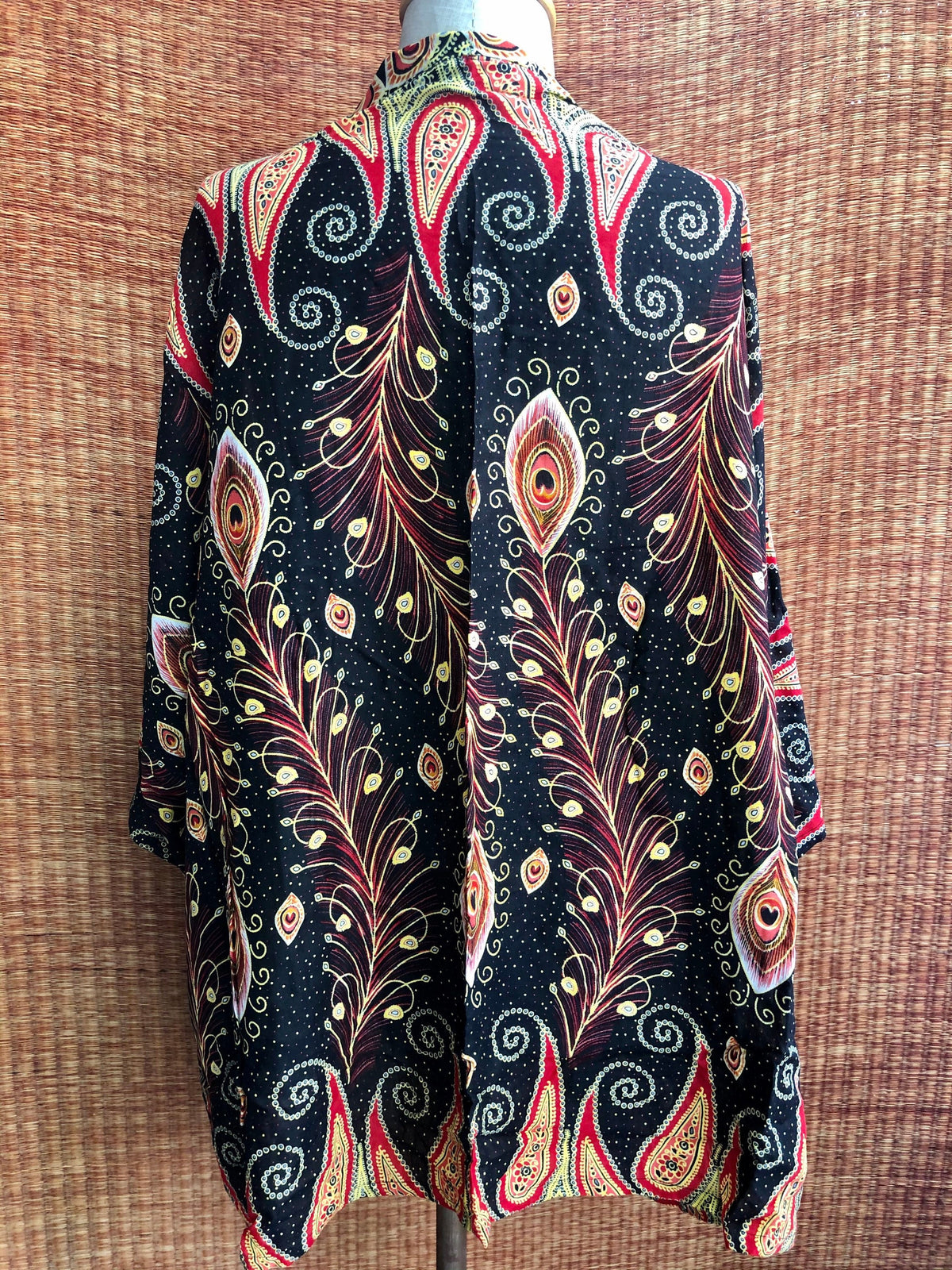 Cora Paisley Cotton Kimono — view 2