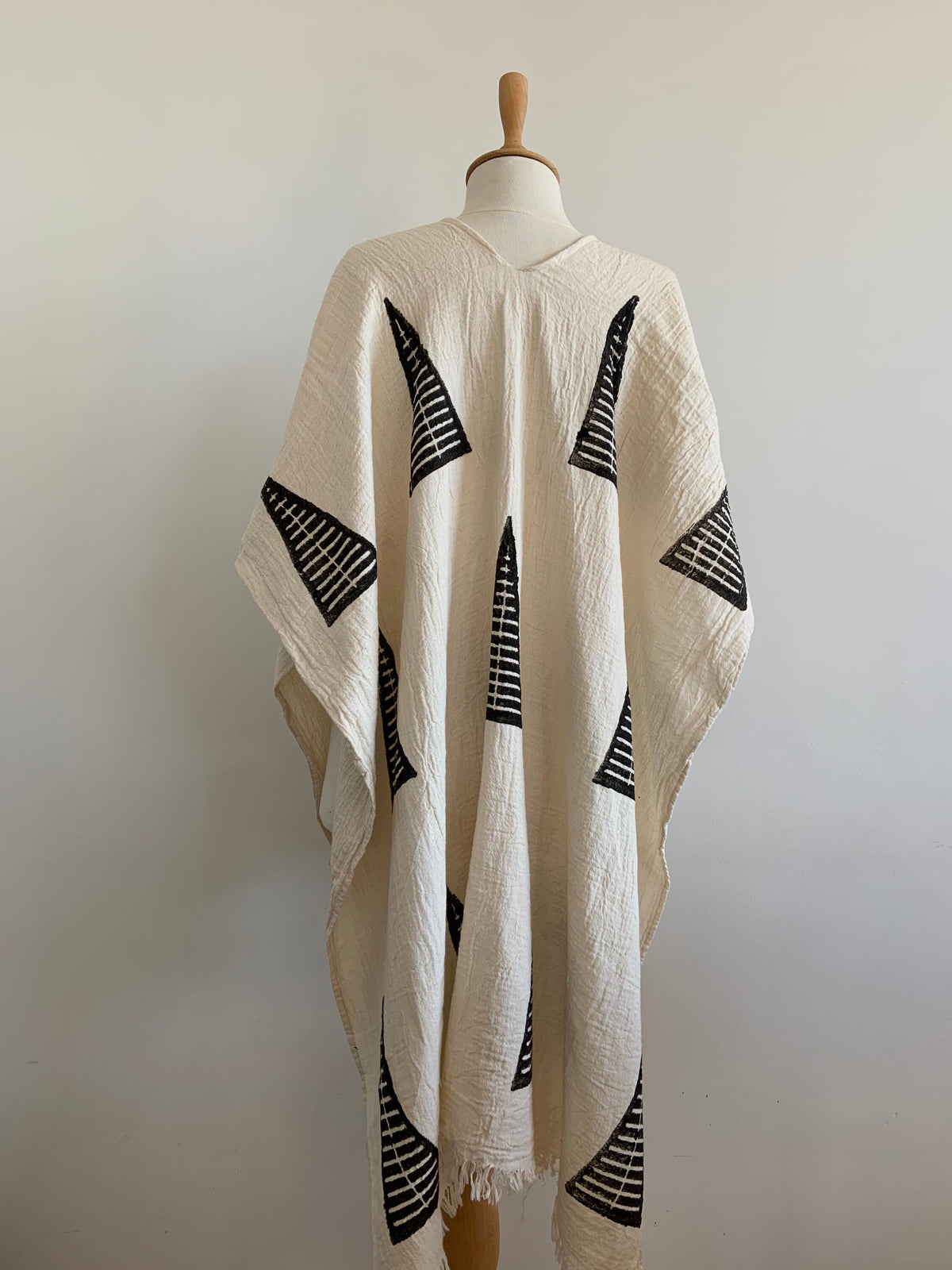 Adele Gray Cotton Kimono — view 4