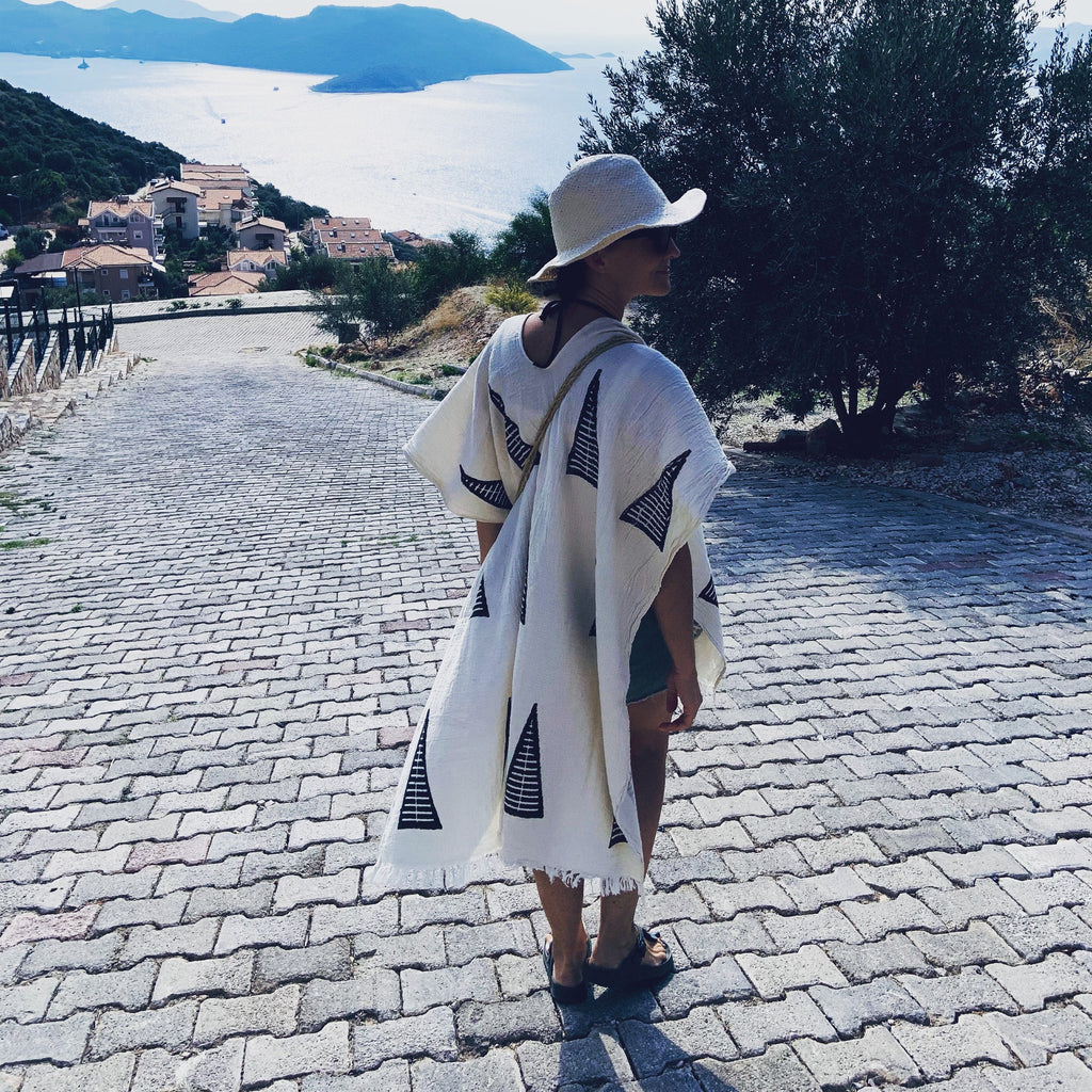 Adele Gray Cotton Kimono — Hippie Chick