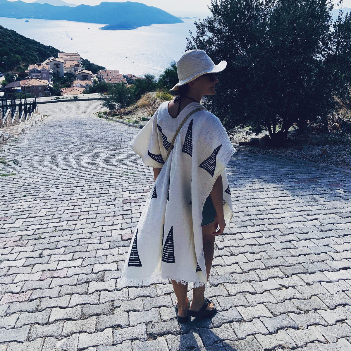 Adele Gray Cotton Kimono — Hippie Chick