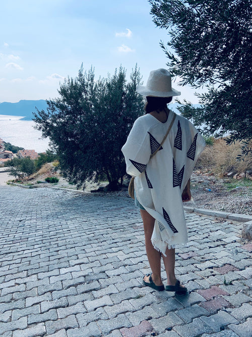 Adele Gray Cotton Kimono — Hippie Chick
