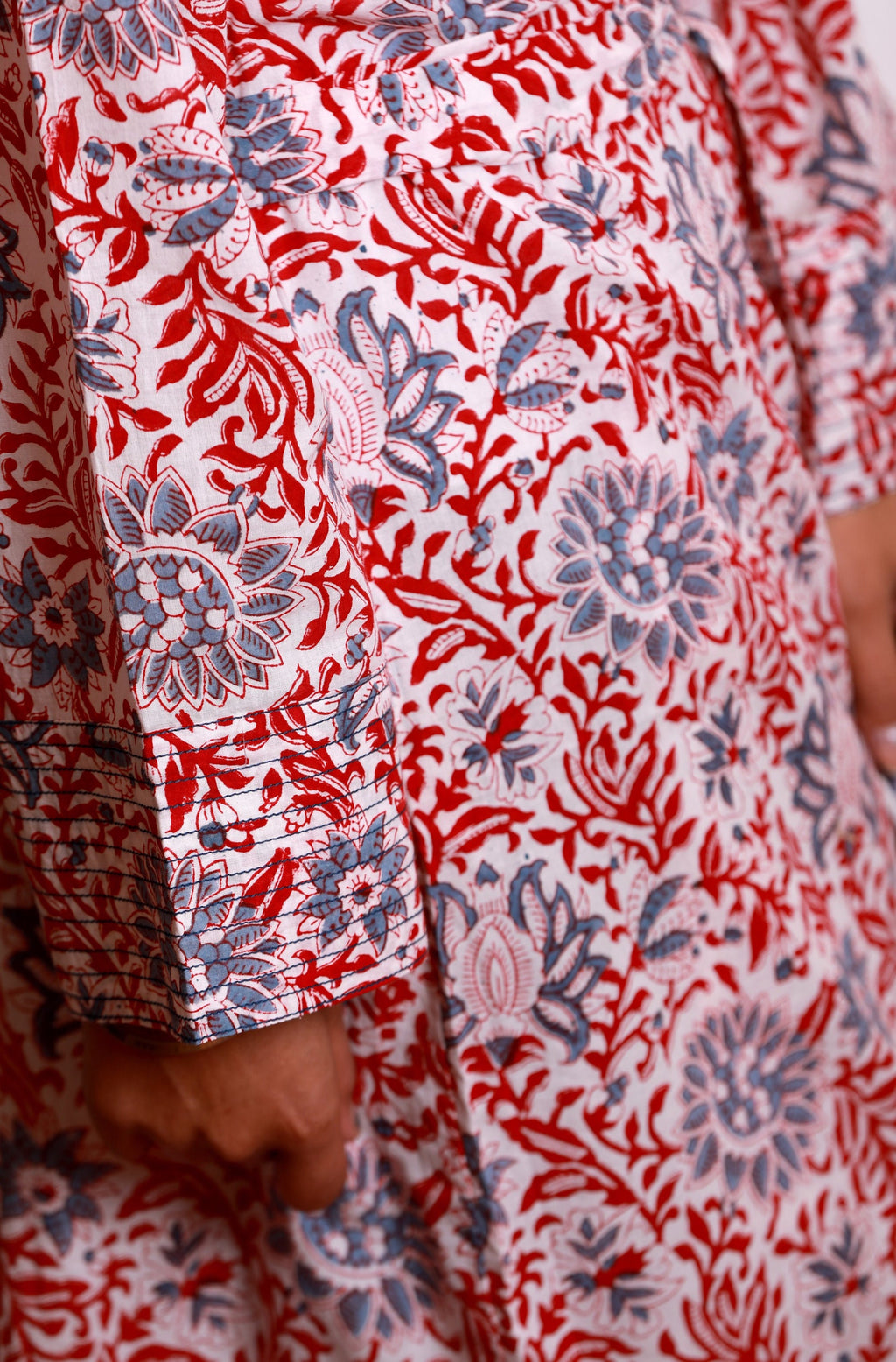 Clara Gray Cotton Kimono — view 6