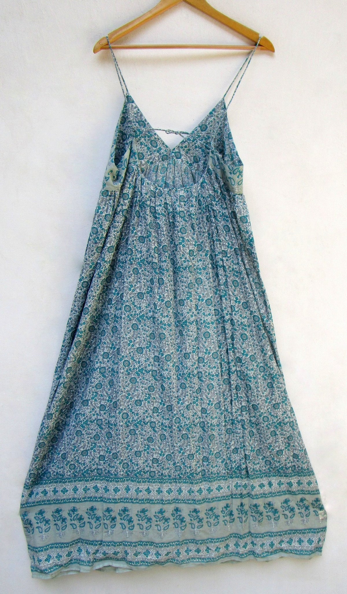 Jade Floral Cotton Maxi Dress — view 5