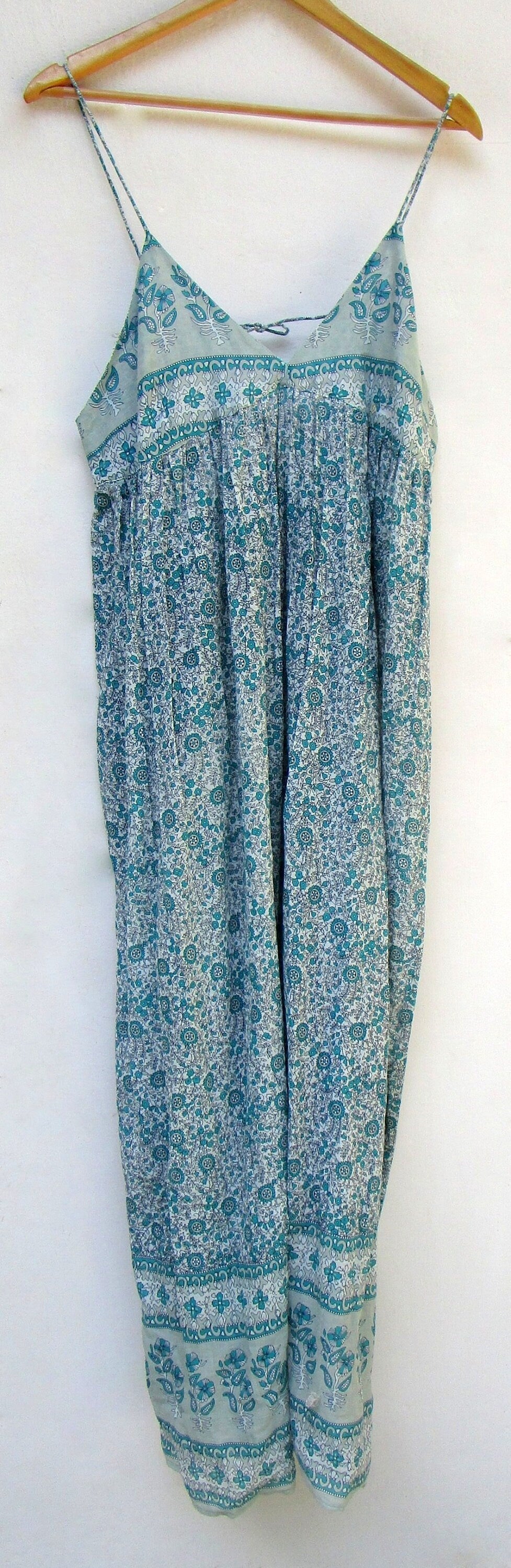 Jade Floral Cotton Maxi Dress — view 3