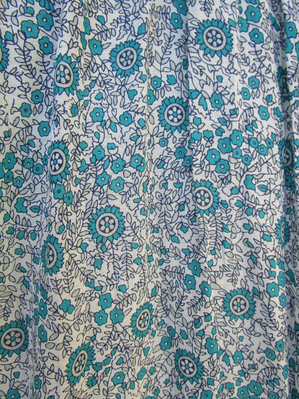 Jade Floral Cotton Maxi Dress — view 6