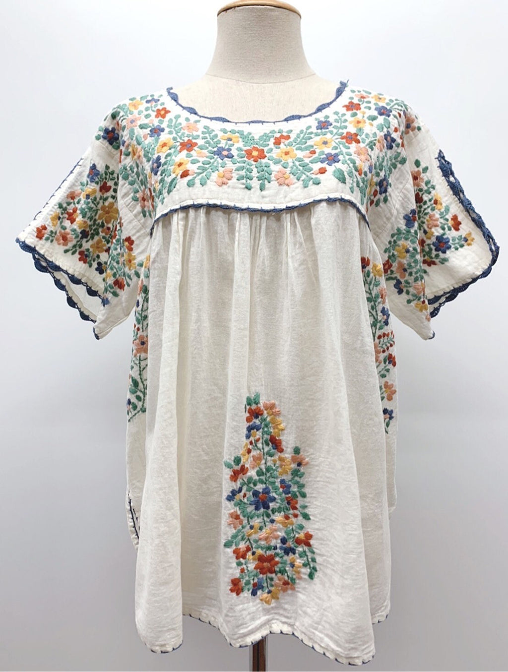 Kit Beige Cotton Blouse — view 2