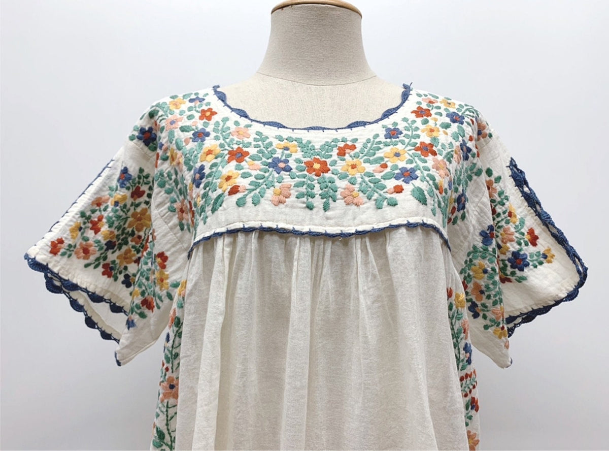 Kit Beige Cotton Blouse — view 3