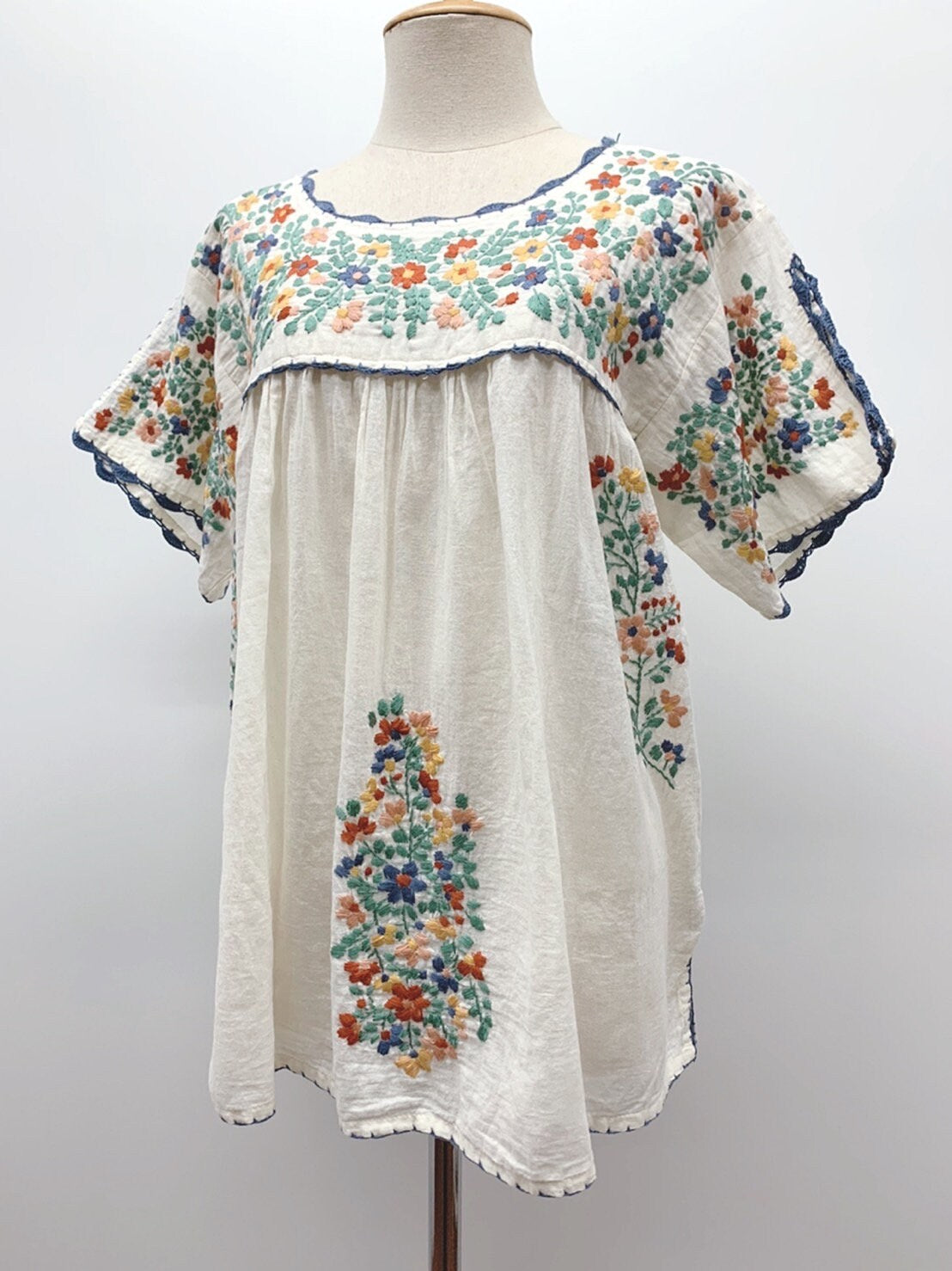 Kit Beige Cotton Blouse — view 5