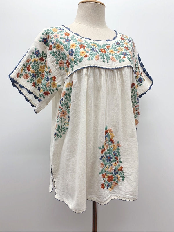 Kit Beige Cotton Blouse
