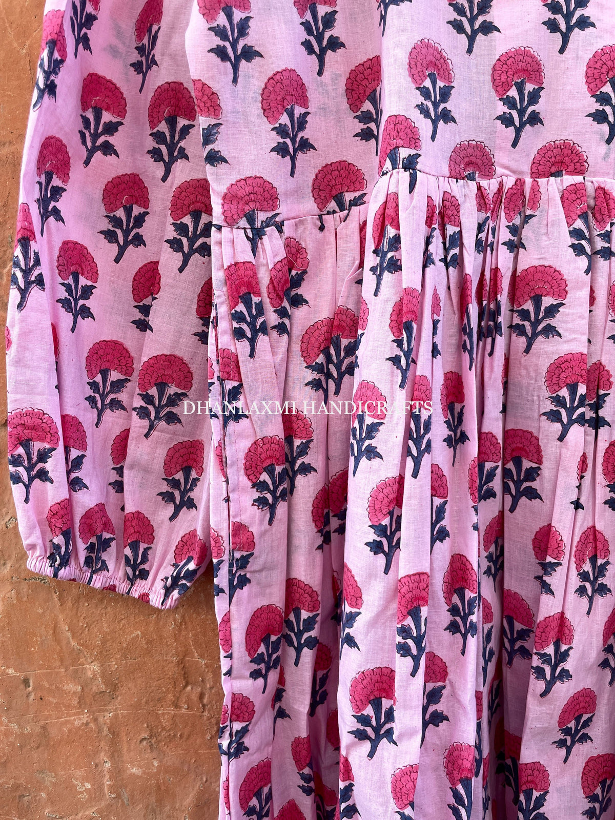 Margot Floral Cotton Maxi Dress — view 4