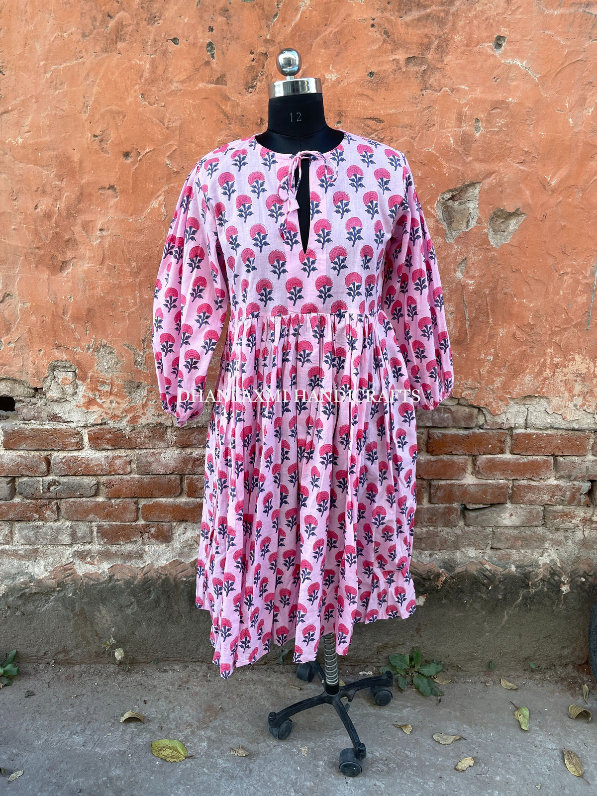 Margot Floral Cotton Maxi Dress — view 3