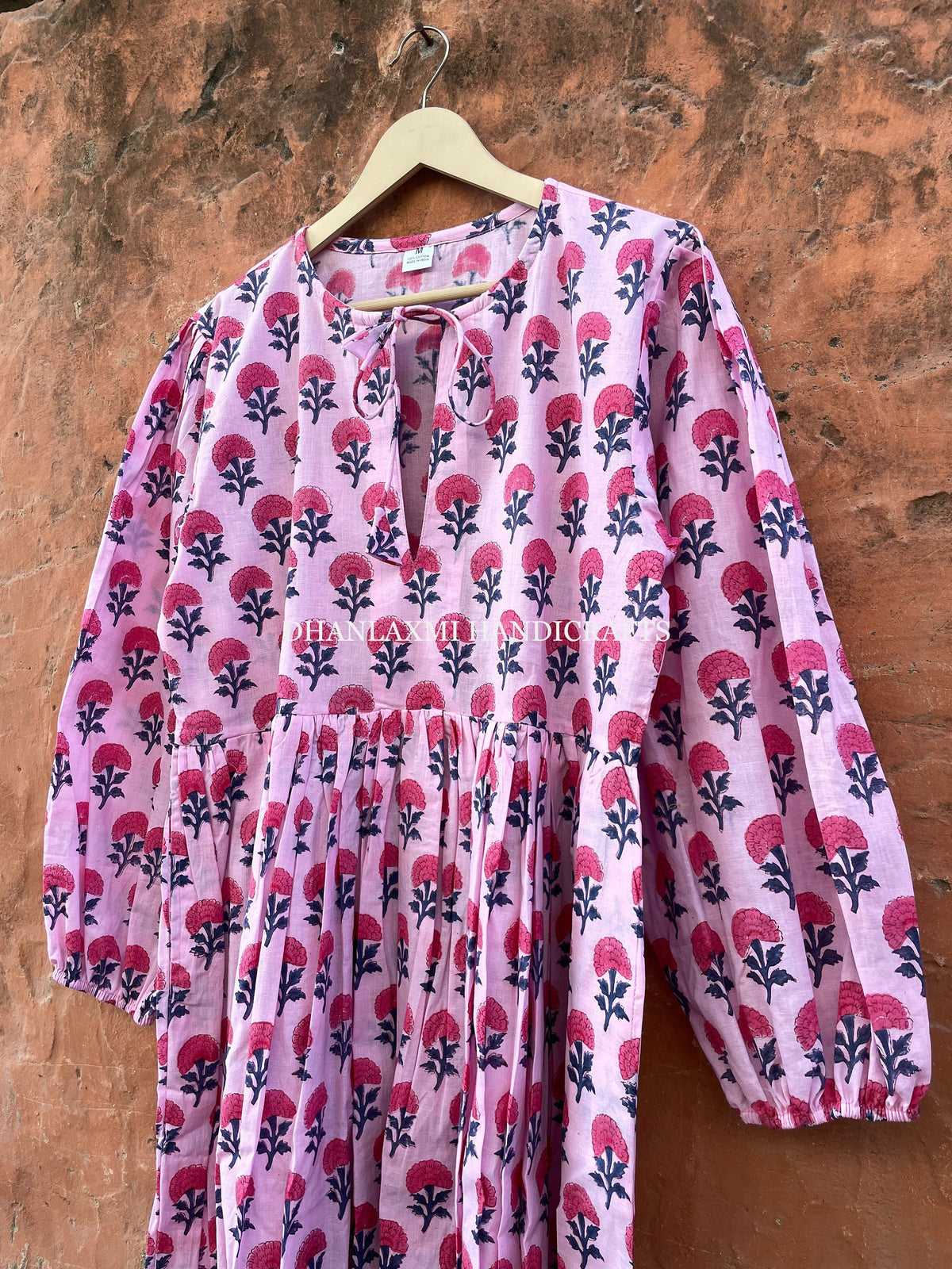 Margot Floral Cotton Maxi Dress — view 2