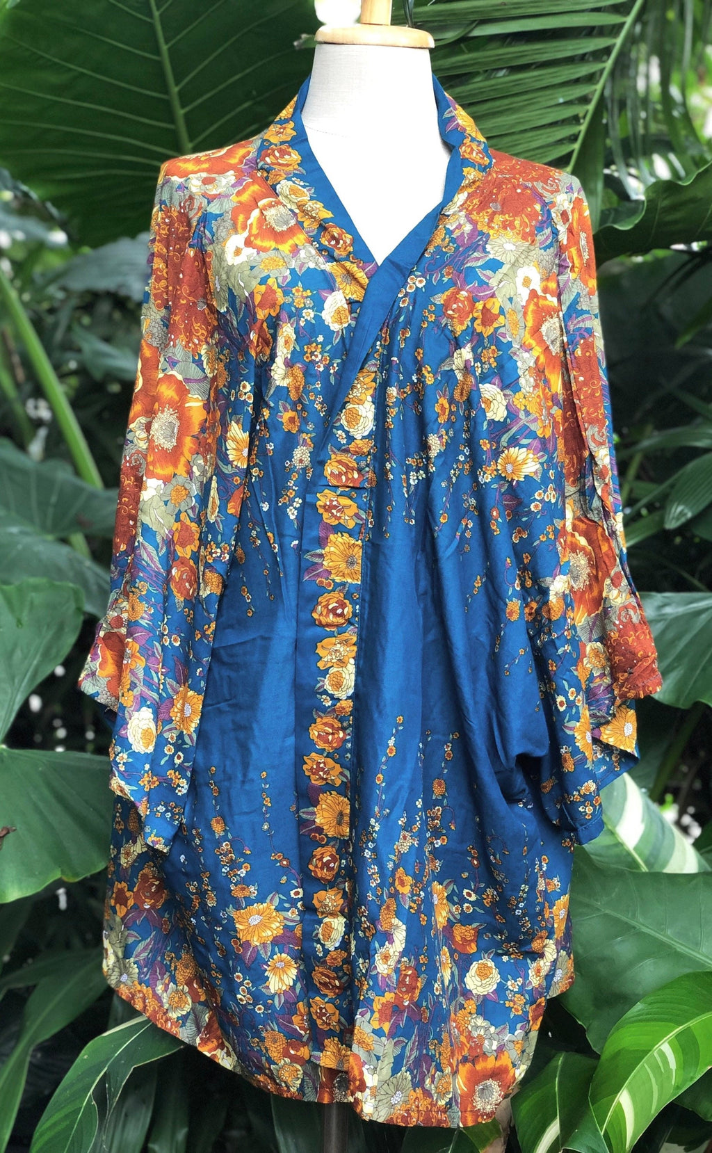 Ellie Floral Cotton Kimono — view 6