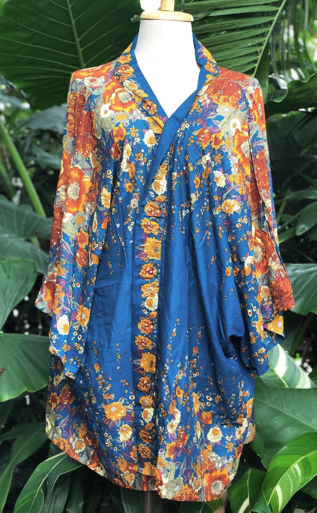 Ellie Floral Cotton Kimono — view 6