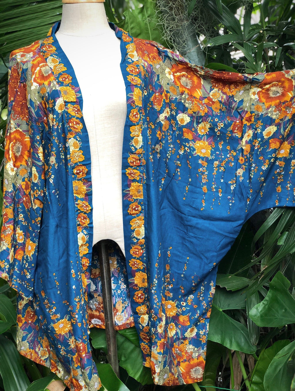 Ellie Floral Cotton Kimono — view 5