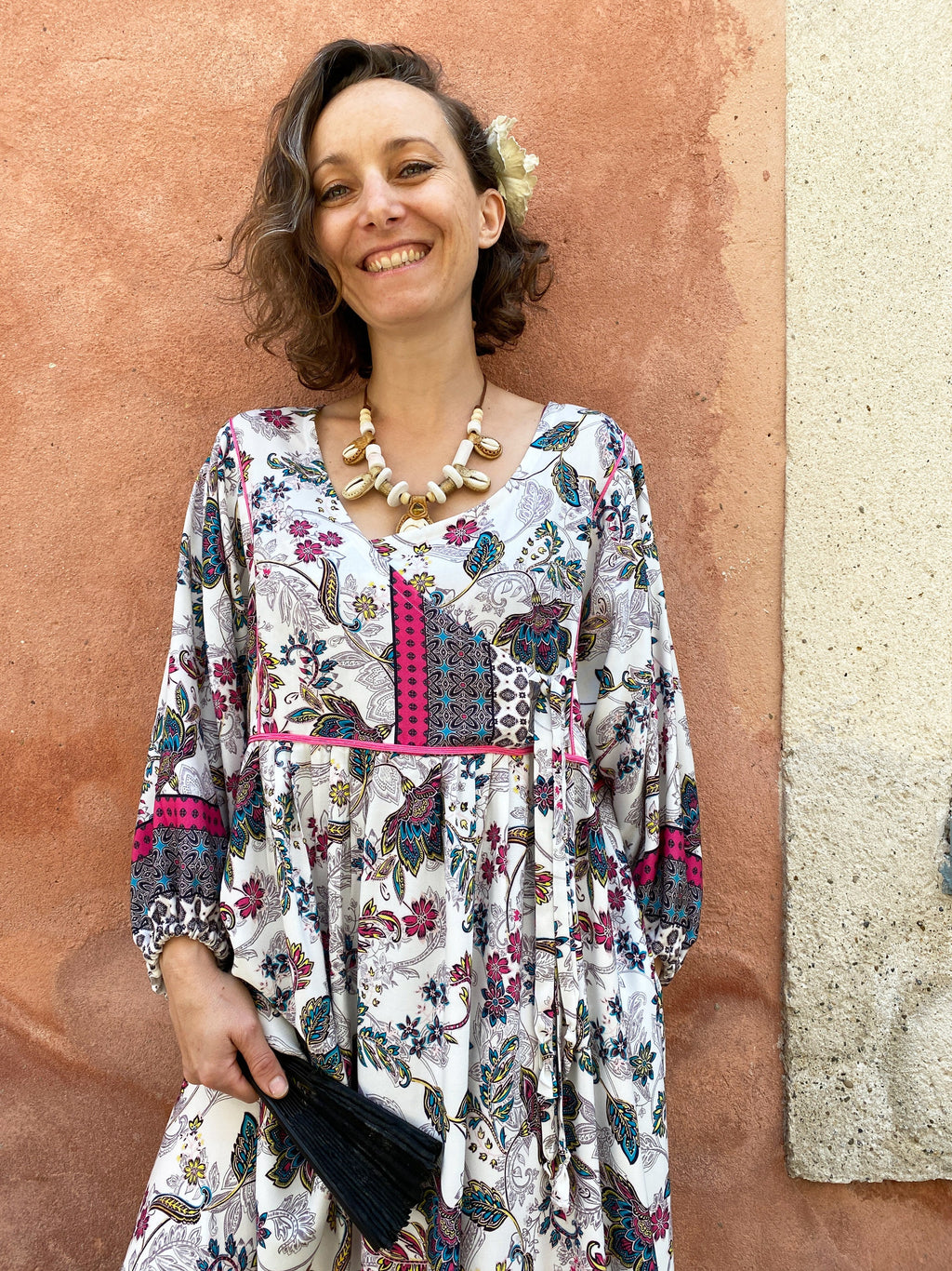 Kaia Floral Maxi Dress — view 3