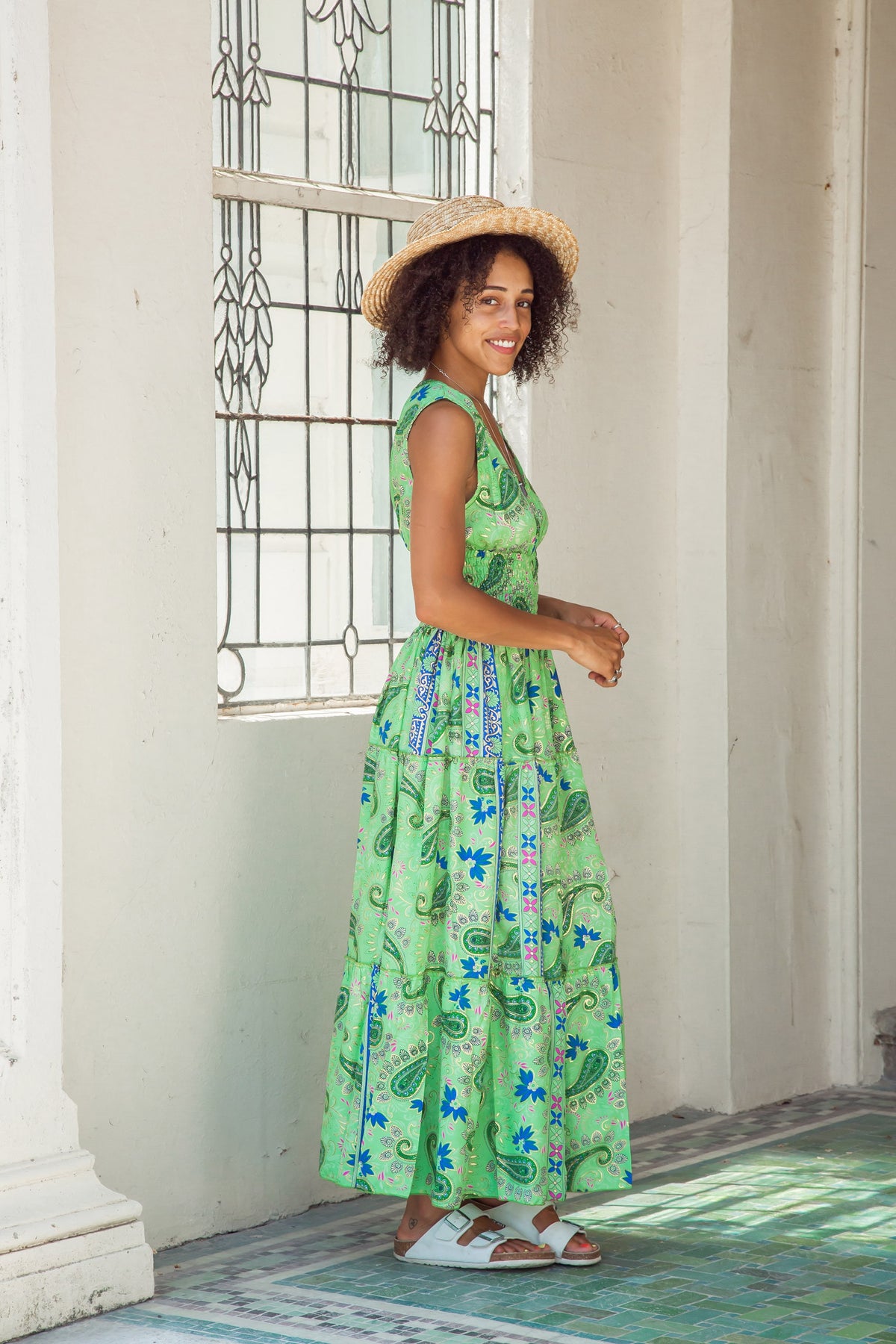 Helena Floral Midi Dress — view 5