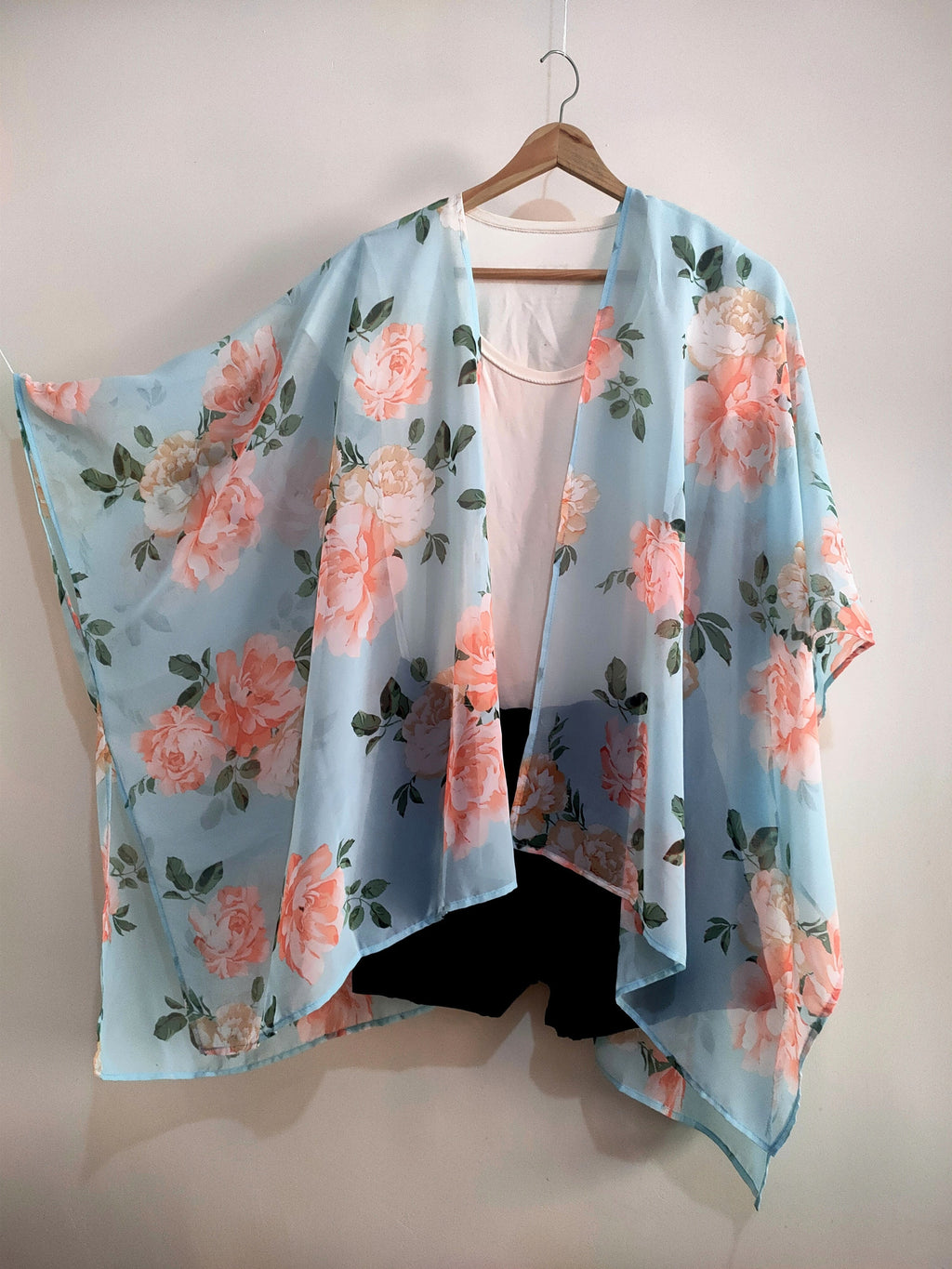 Bianca Gray Chiffon Kimono — Hippie Chick