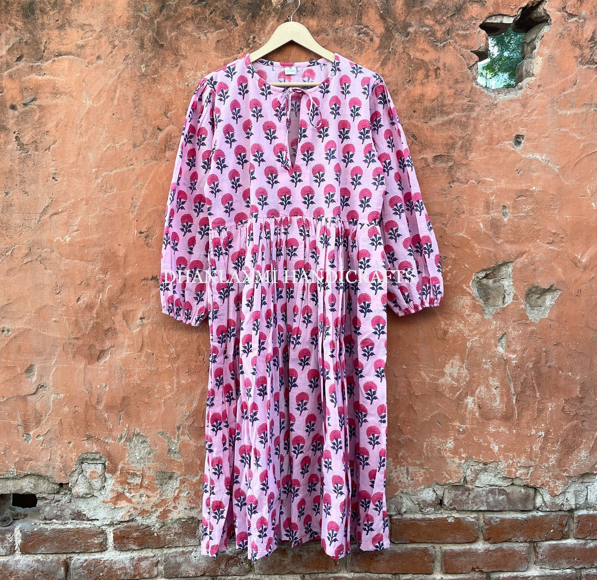 Margot Floral Cotton Maxi Dress — Hippie Chick