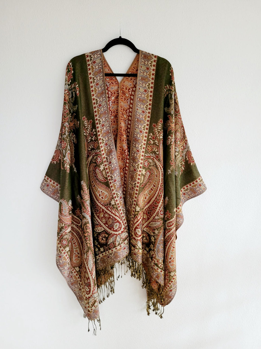 Ivy Paisley Cotton Kimono — view 3