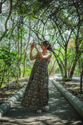 Hattie Floral Cotton Maxi Dress — Hippie Chick