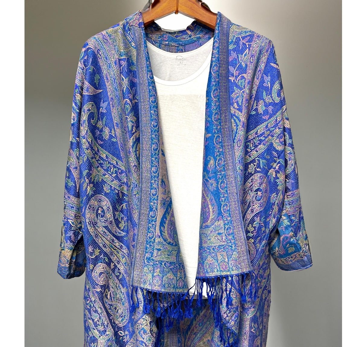 Thea Royal Blue Mini Kimono — Hippie Chick