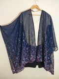 Una Floral Chiffon Kimono — Hippie Chick