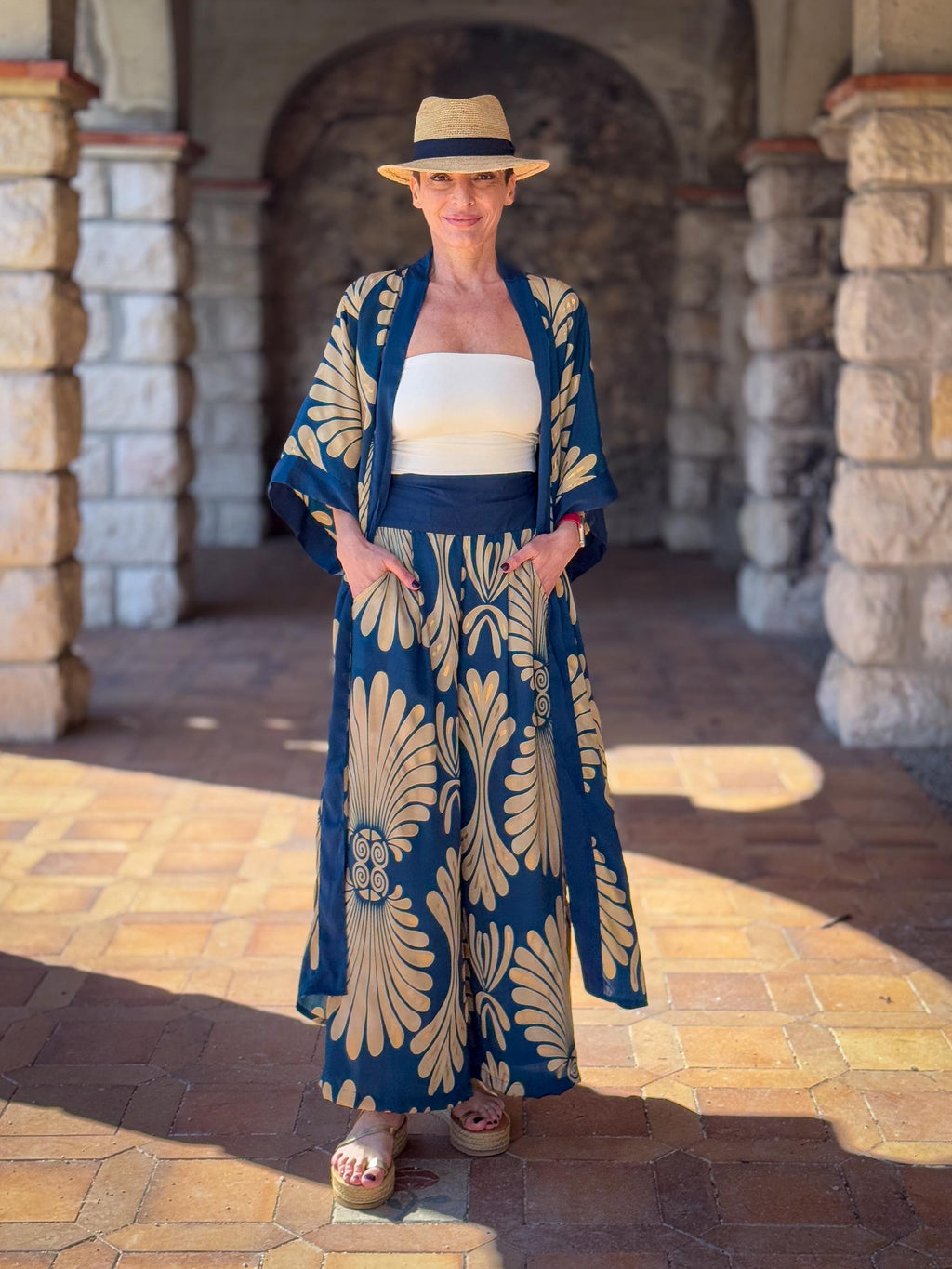 Hazel Navy Pants — view 3