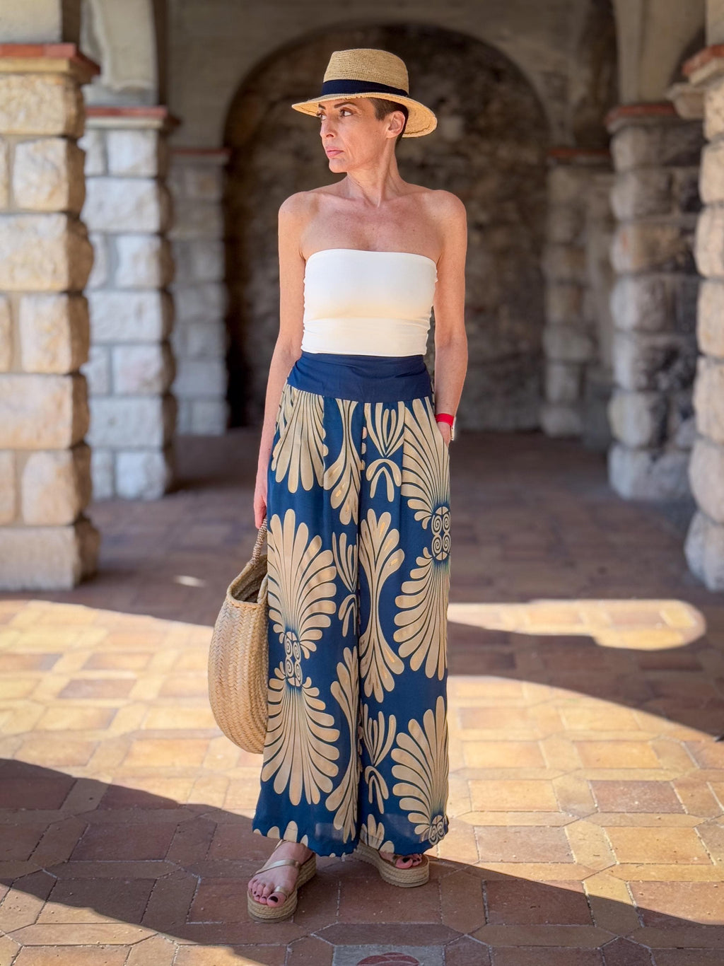 Hazel Navy Pants — view 6