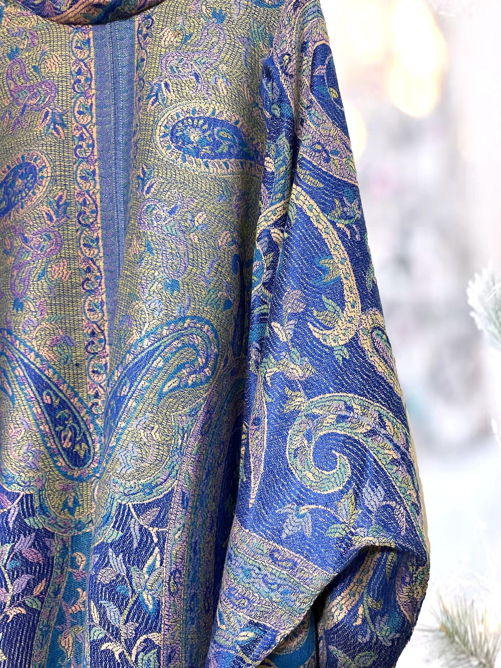 Thea Royal Blue Mini Kimono — view 3