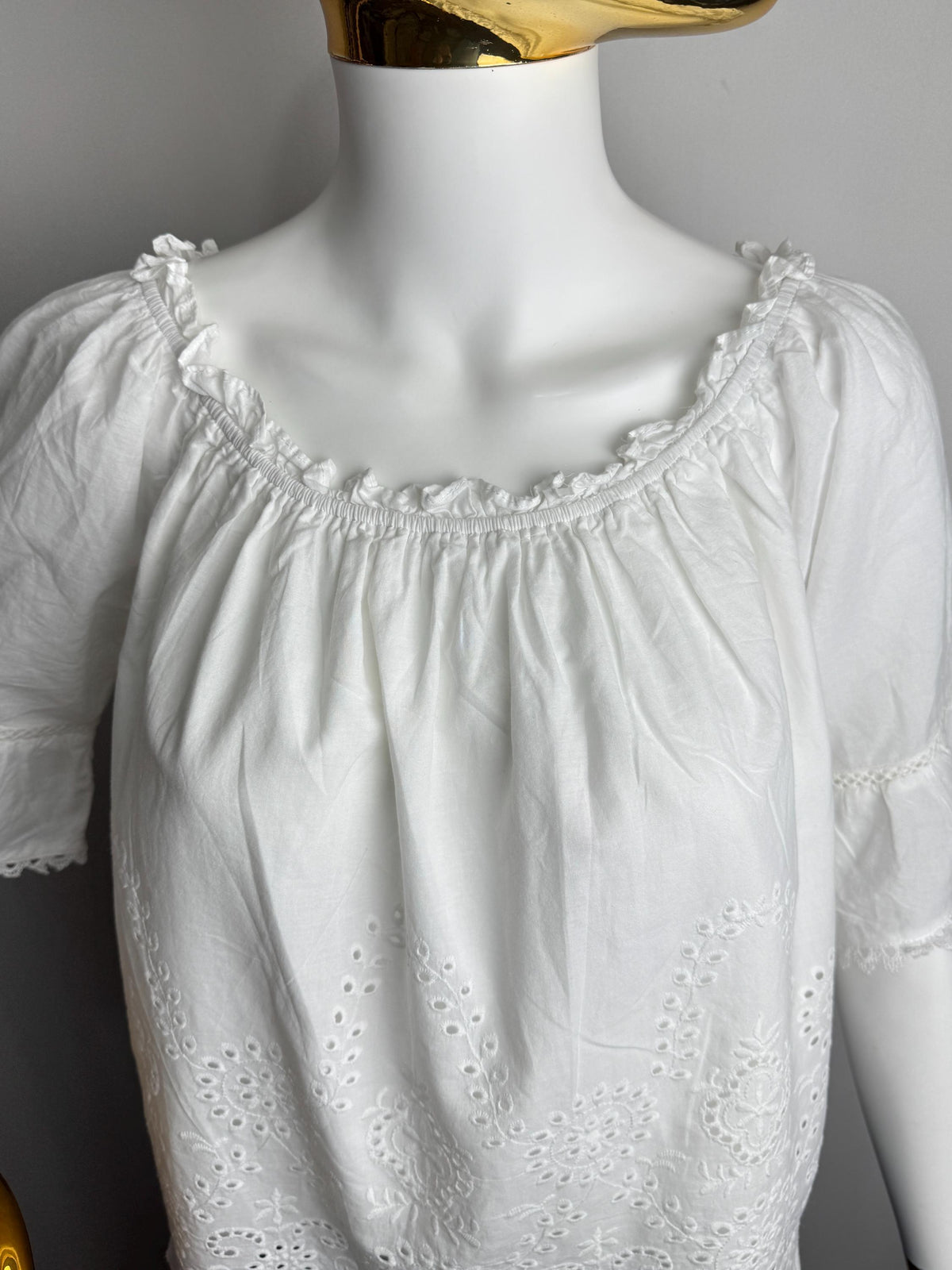 Remy White Lace Blouse — view 6