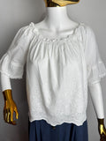 Remy White Lace Blouse — Hippie Chick