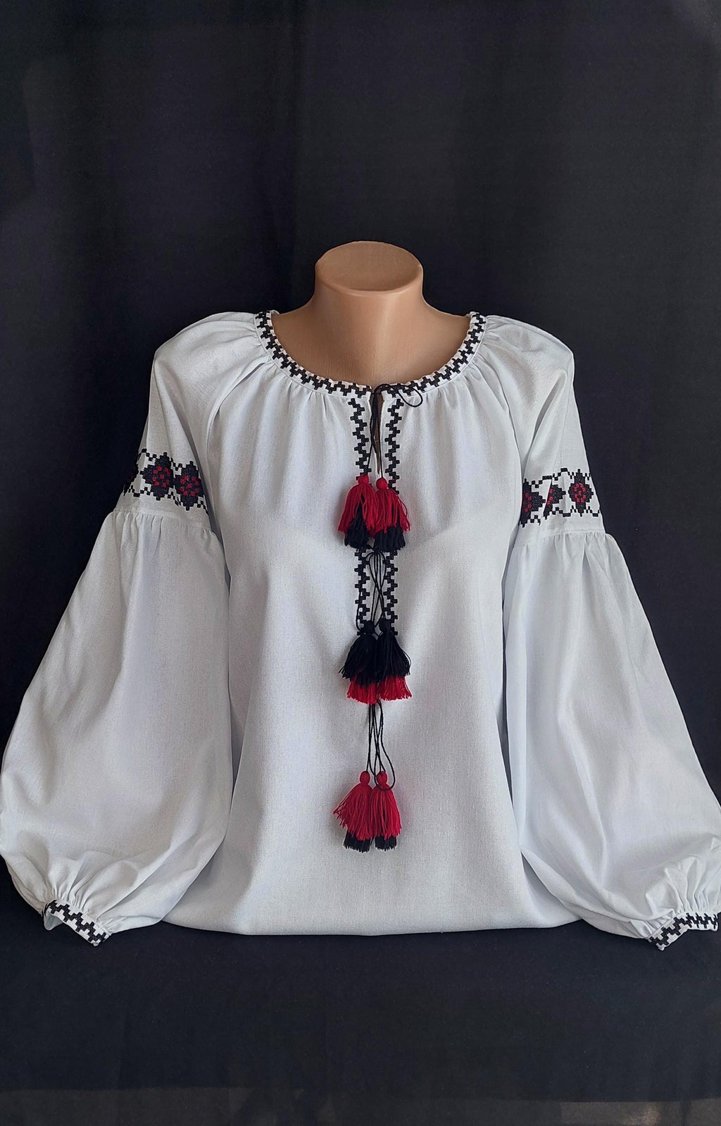 Halle Beige Linen Blouse — view 3