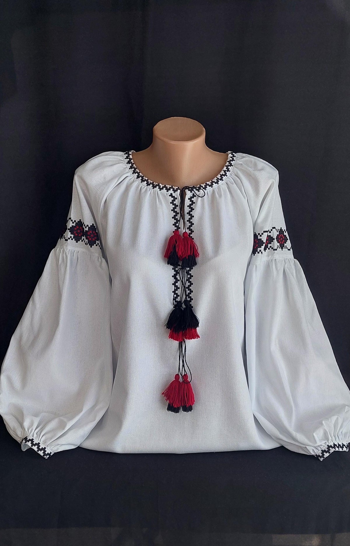 Halle Beige Linen Blouse — view 3