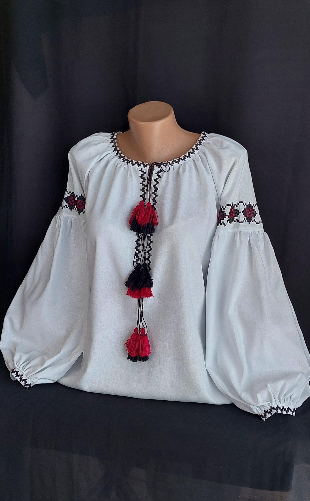 Halle Beige Linen Blouse — view 2