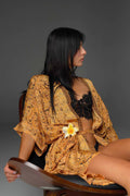 Pearl Orange Kimono — Hippie Chick