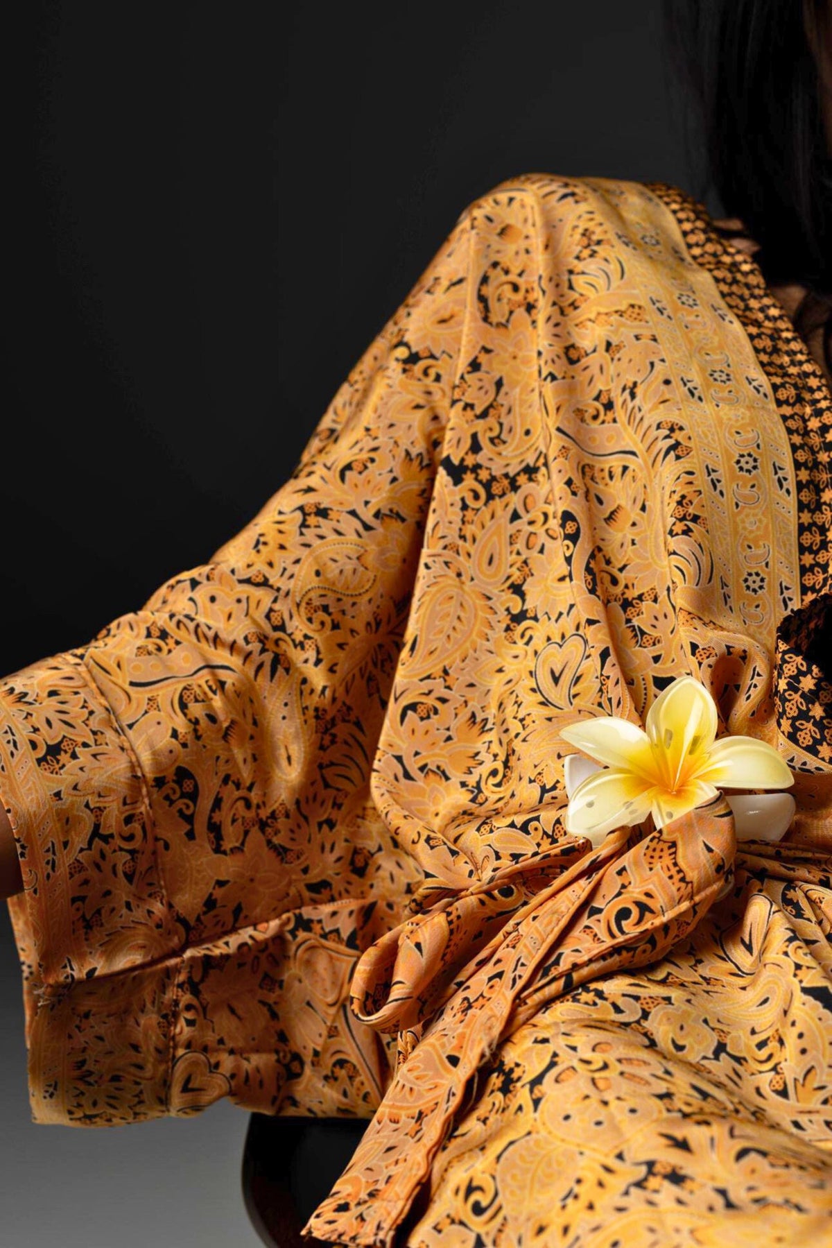 Pearl Orange Kimono — view 5