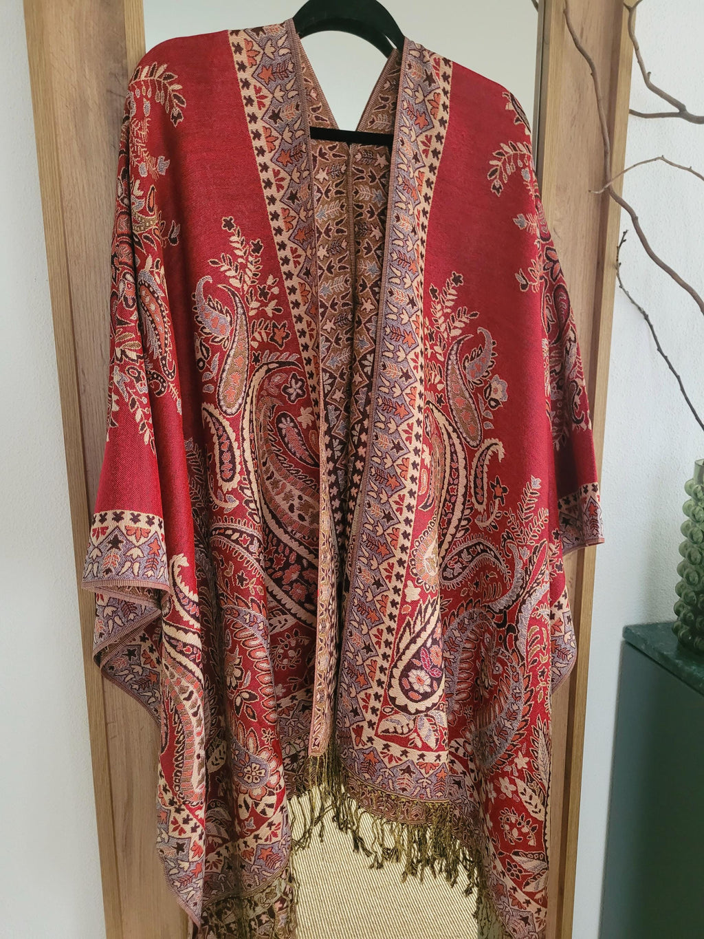Ivy Paisley Cotton Kimono — view 5