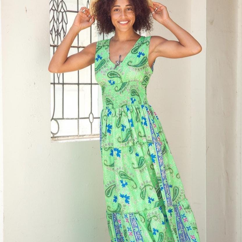 Helena Floral Midi Dress — view 3