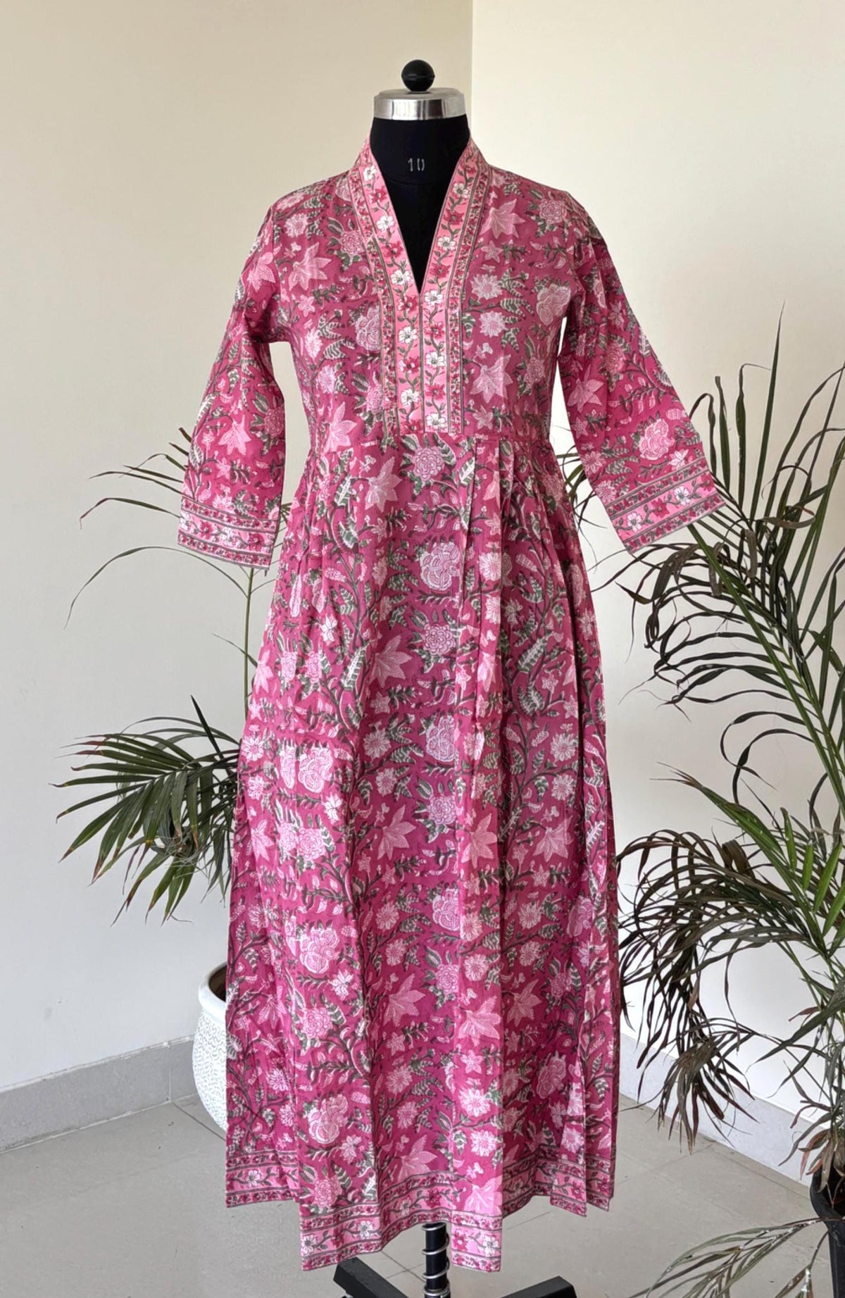 Uma Floral Cotton Maxi Dress — Hippie Chick