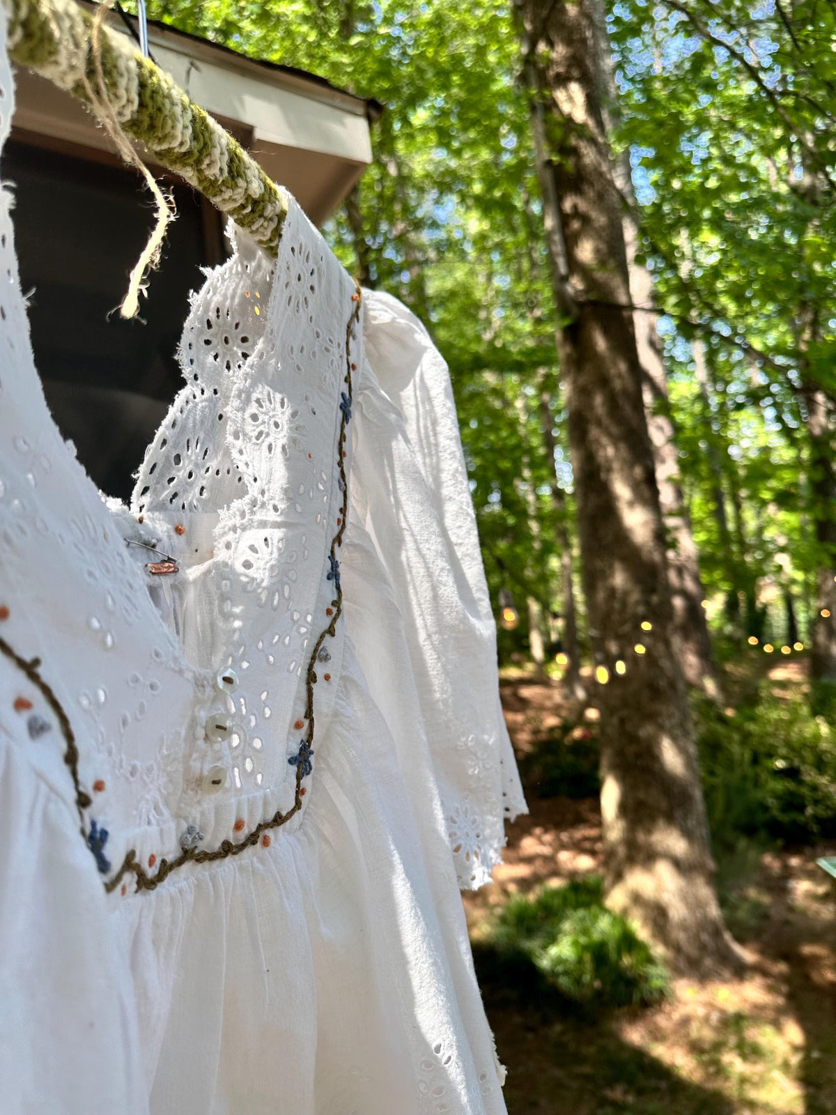 Aria Floral Lace Blouse — view 5